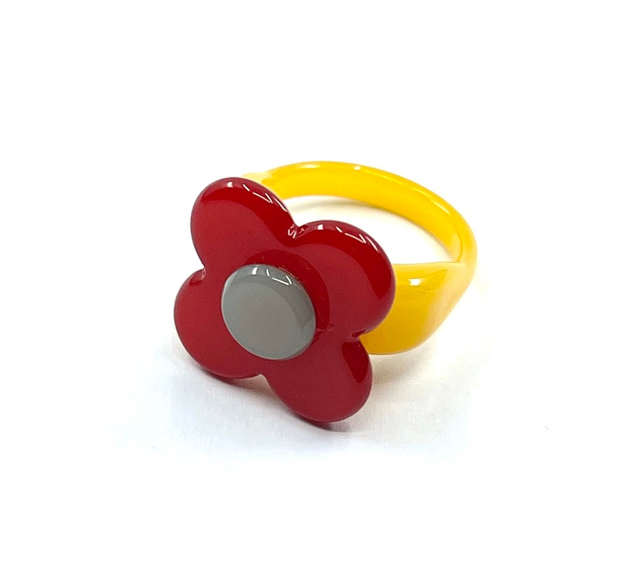 Hanover Ring - Red yellow PM1108 17mm Official JT Merch