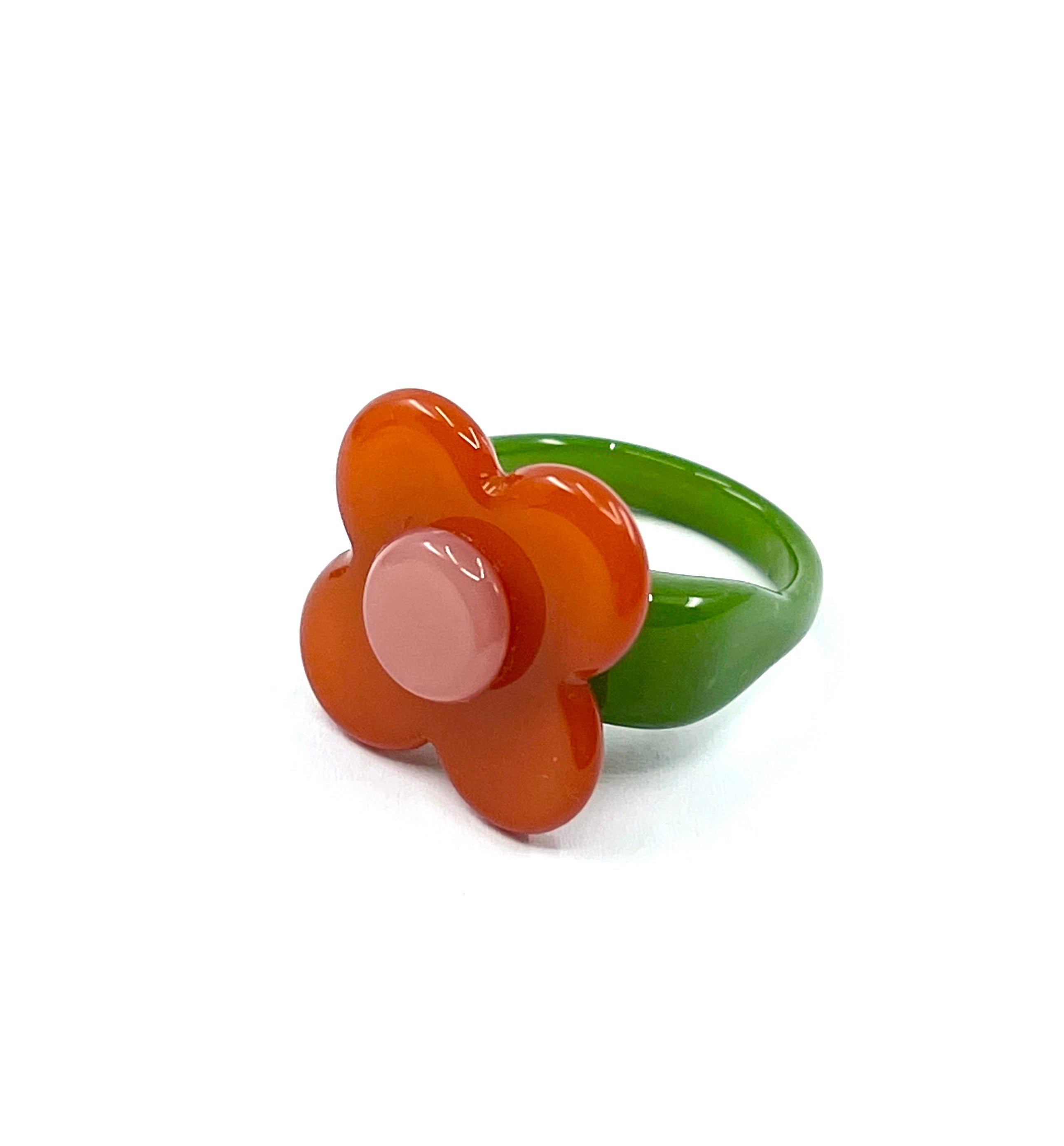 Hanover Ring - Orange green PM1108 17mm Official JT Merch