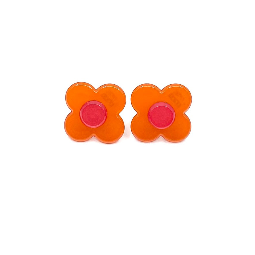 Hanover Earrings - Orange dark pink PM1108 Default Title Official JT Merch