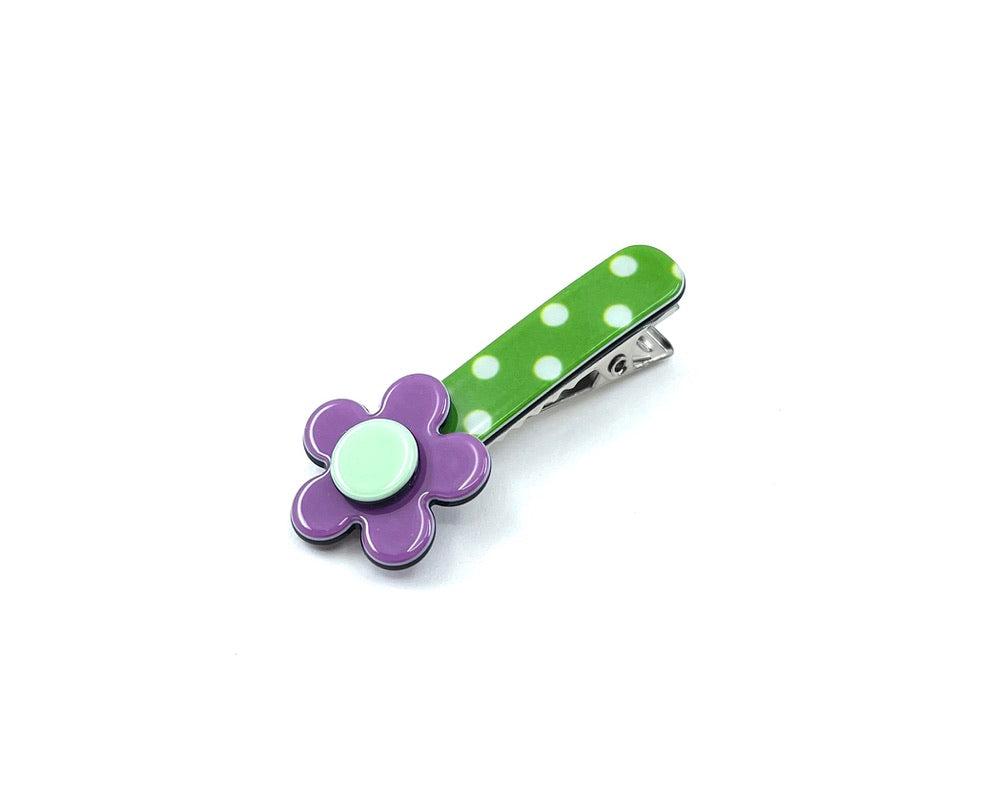 Little Inky flower - pale green polka PM1108 Default Title Official JT Merch