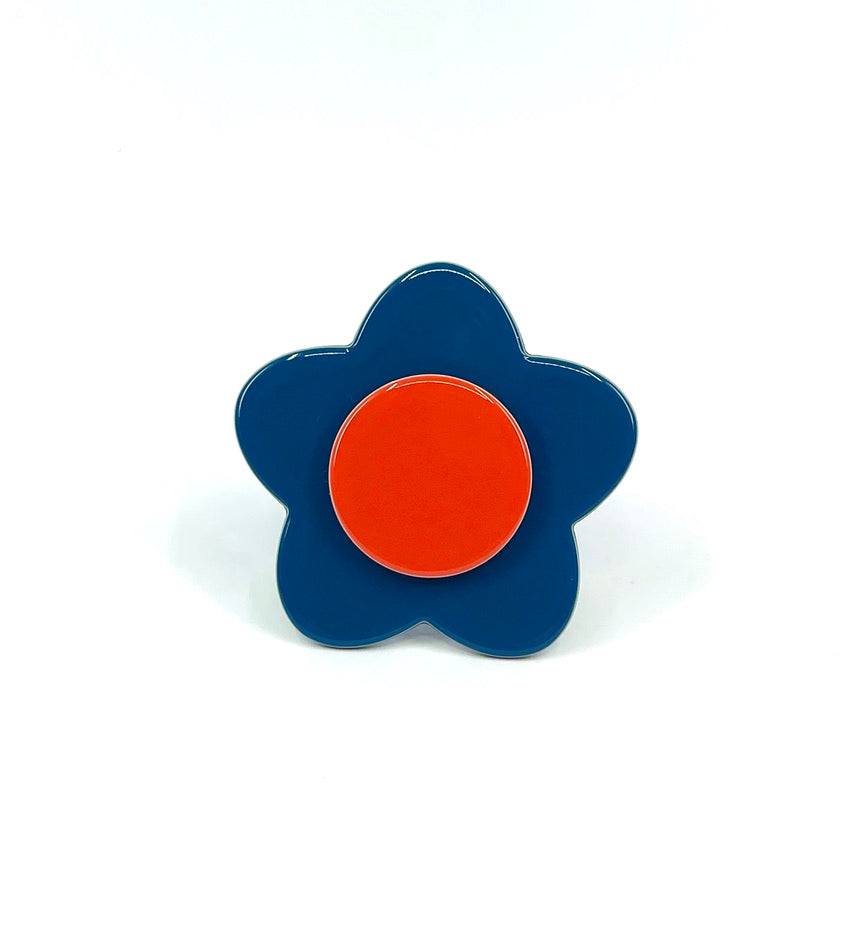 Bibi Ring - Bright blue orange PM1108 17mm Official JT Merch