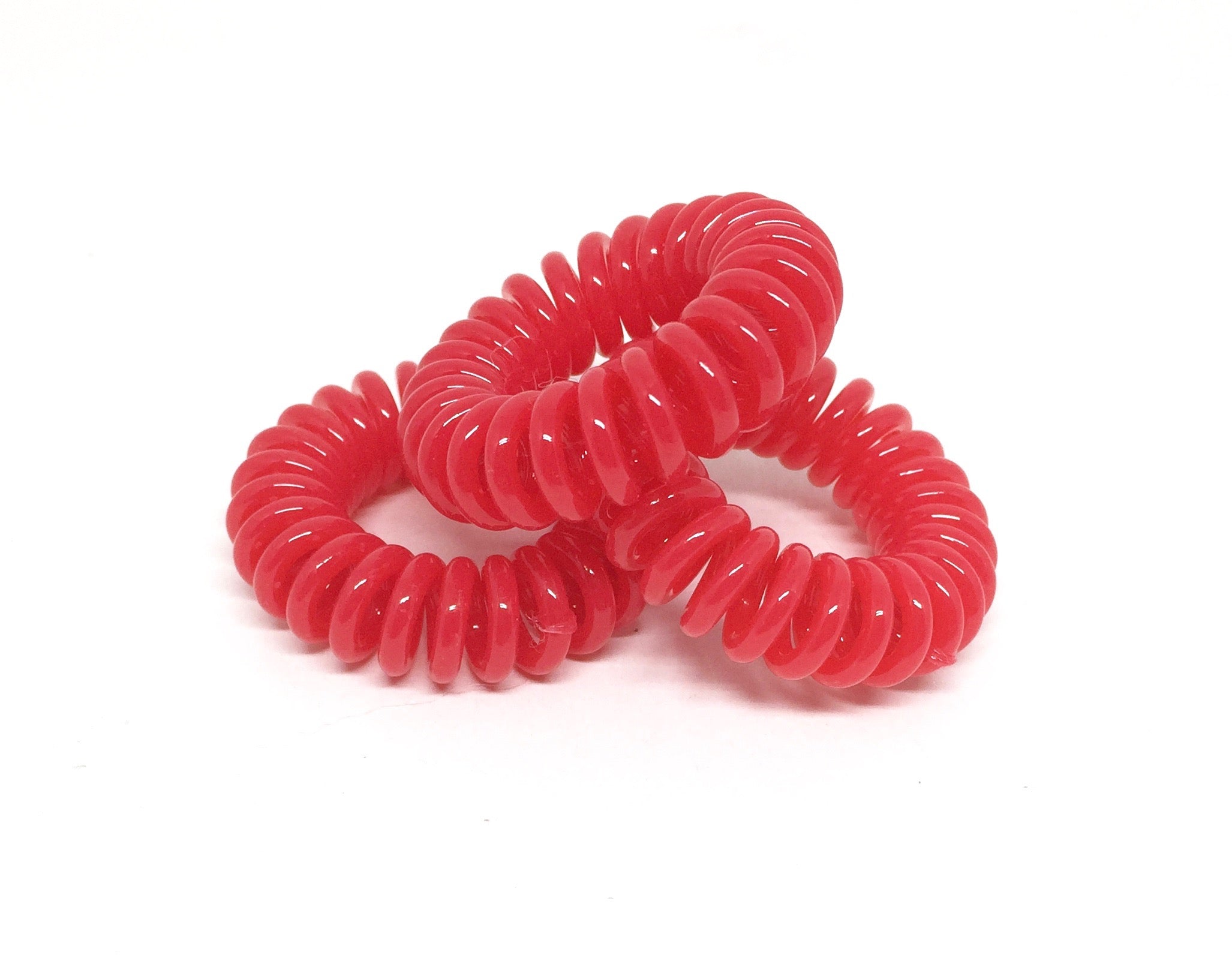 Spiral Hair Ties - Red PM1108 Default Title Official JT Merch