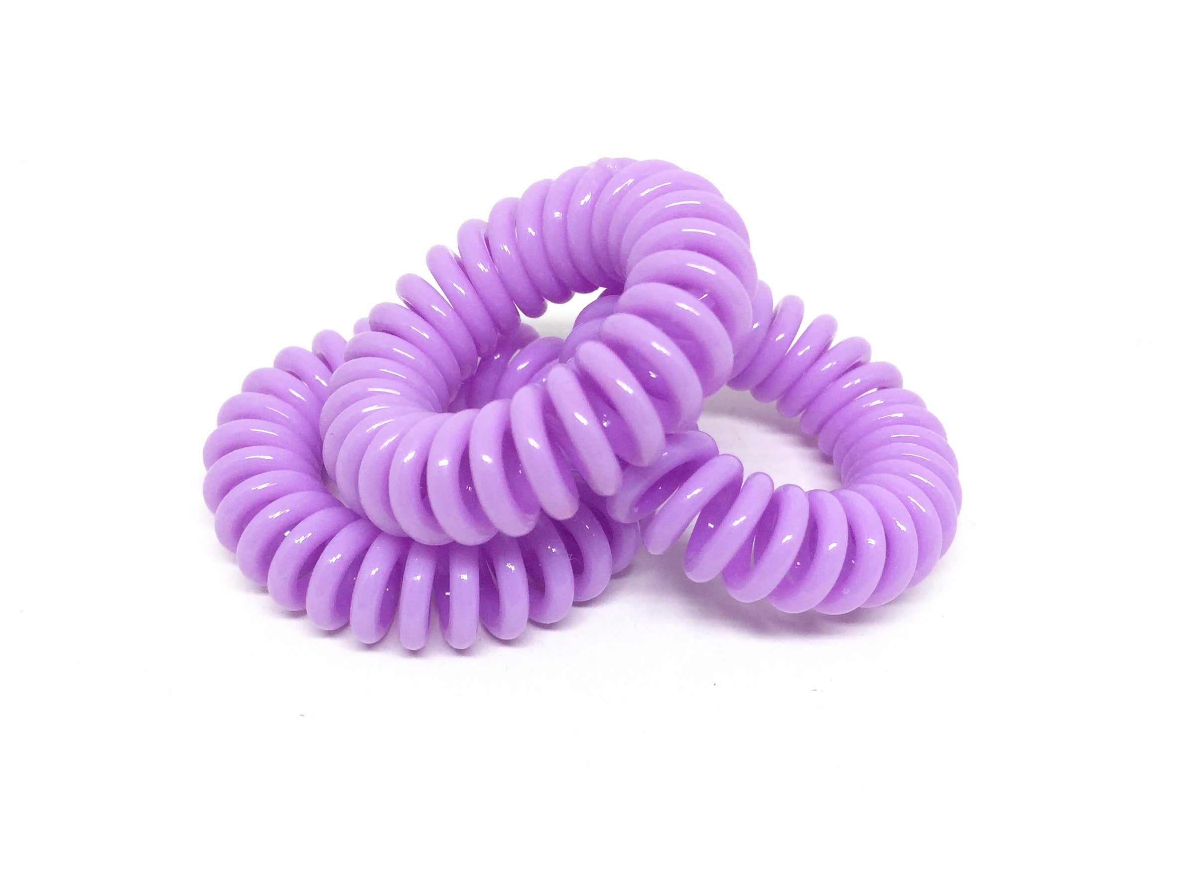 Spiral Hair Ties - purple lilac PM1108 Default Title Official JT Merch