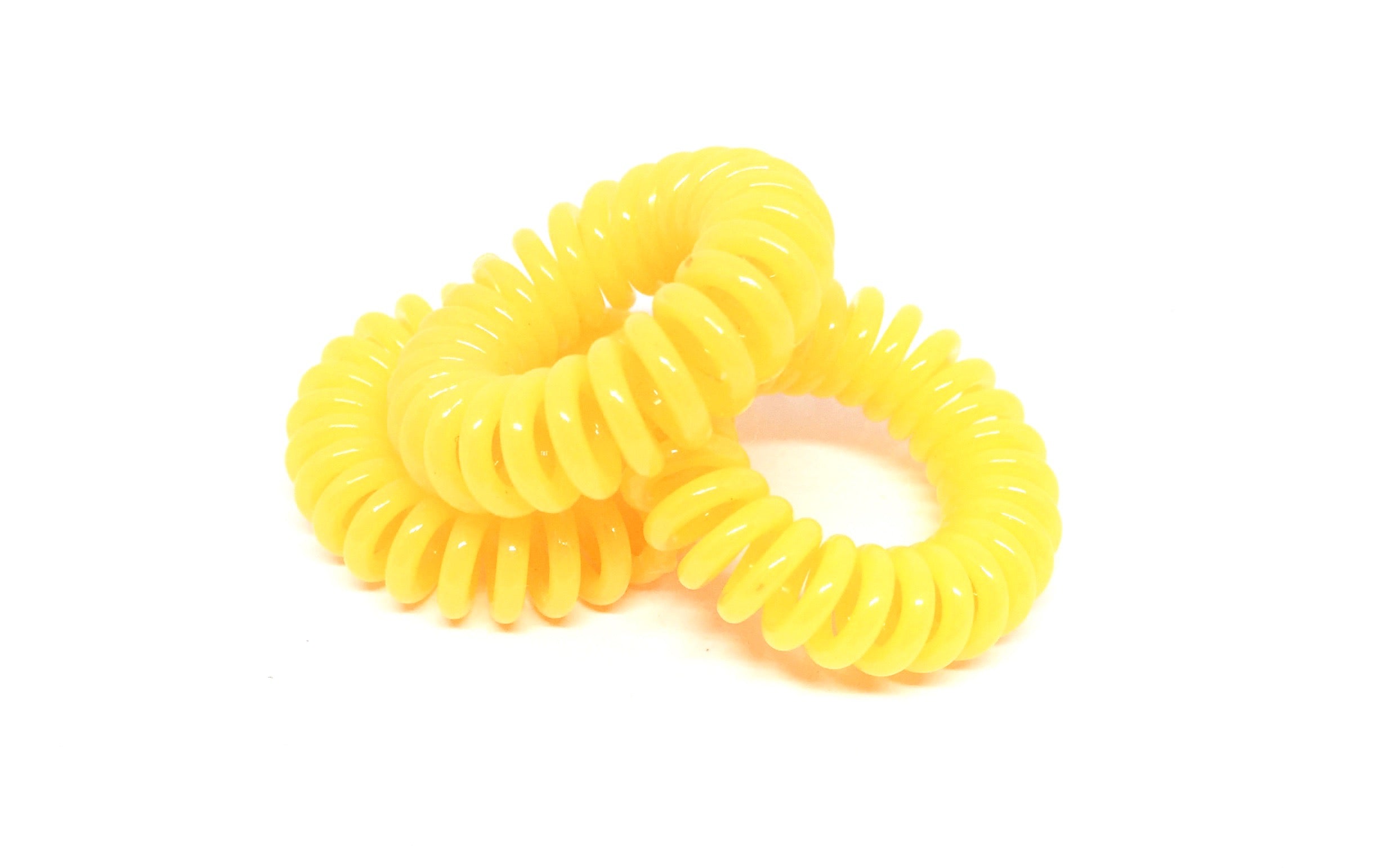 Spiral Hair ties - Yellow PM1108 Default Title Official JT Merch