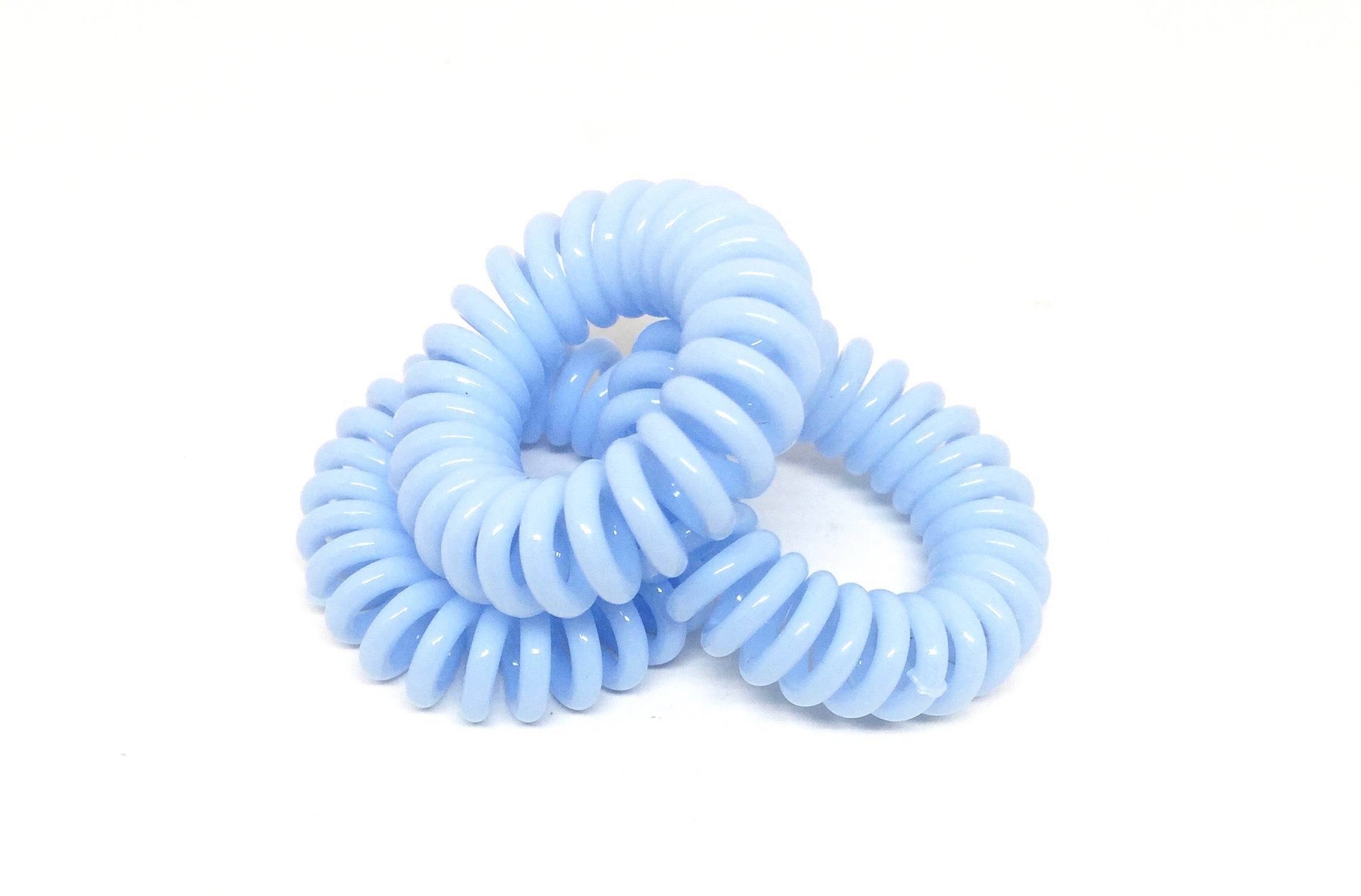 Spiral Hair Ties - Blue pale PM1108 Default Title Official JT Merch