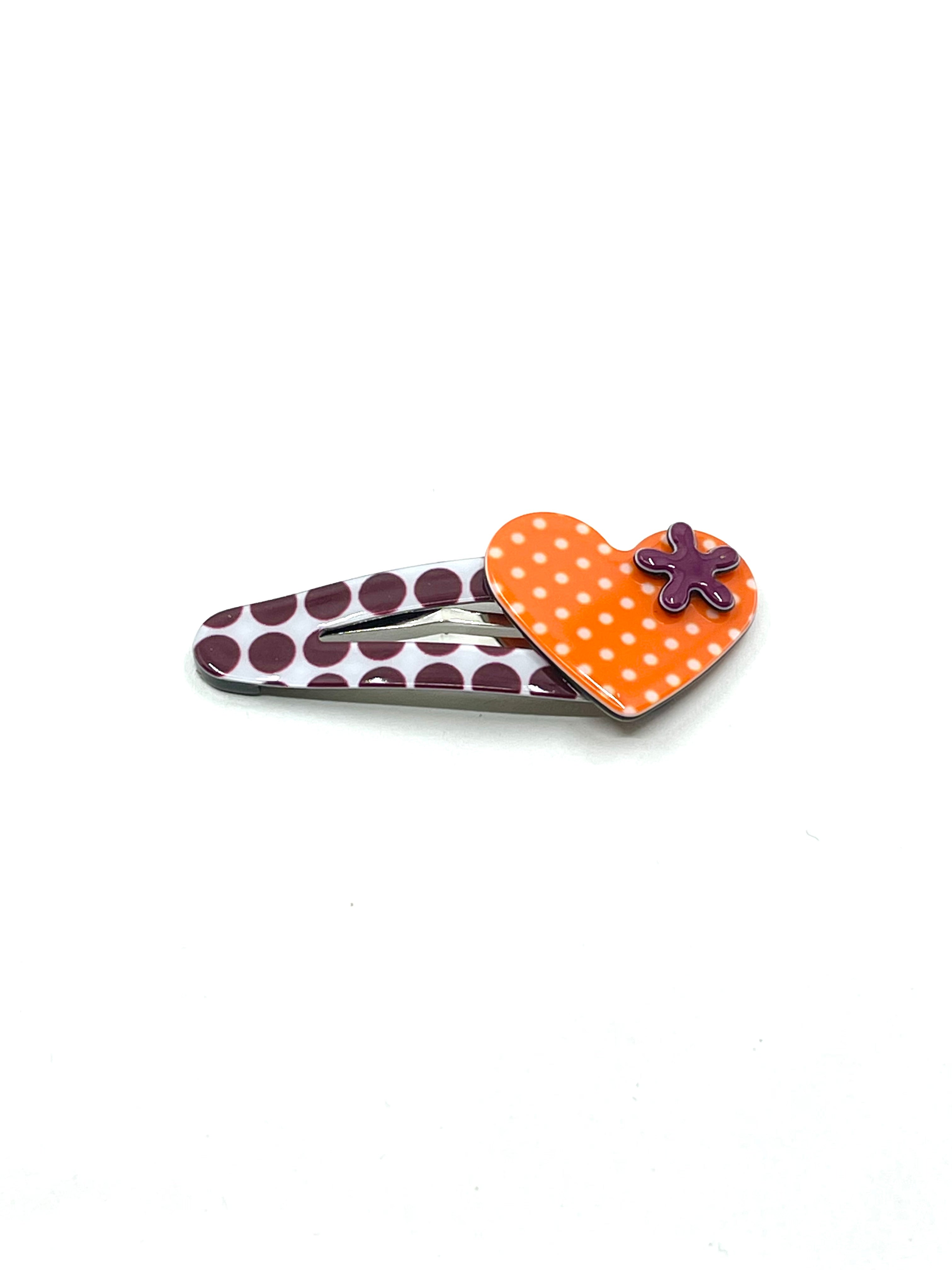 Heart click clack - Purple dot PM1108 Default Title Official JT Merch