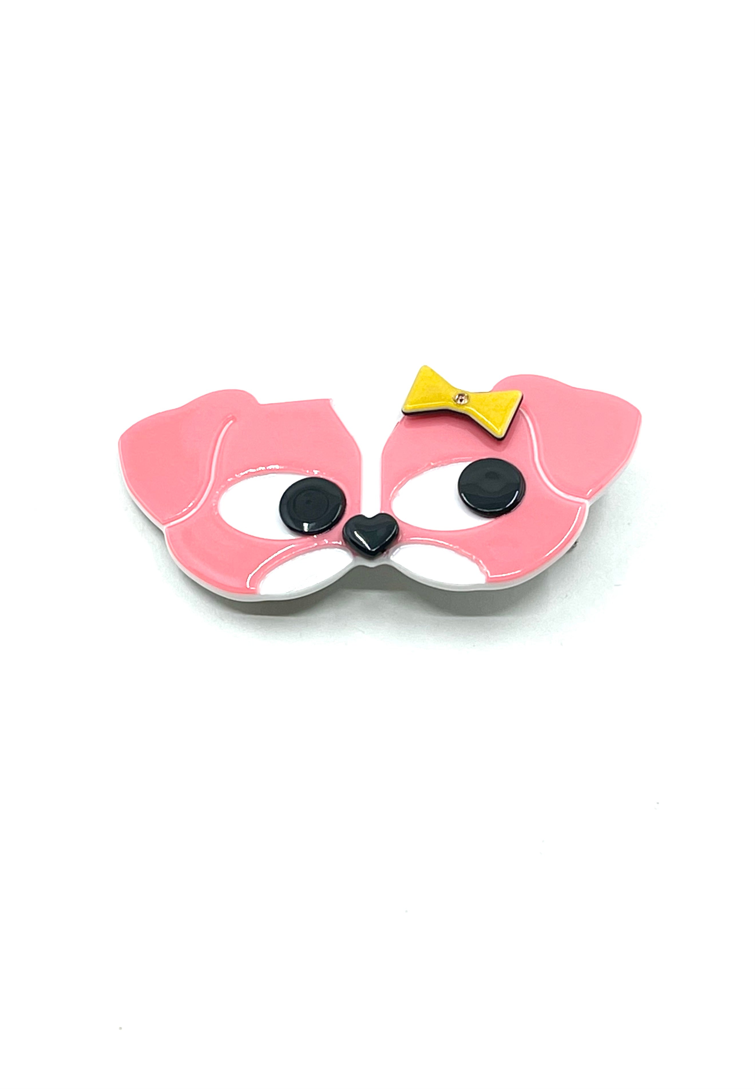 Dog with bow - bright pink PM1108 Default Title Official JT Merch