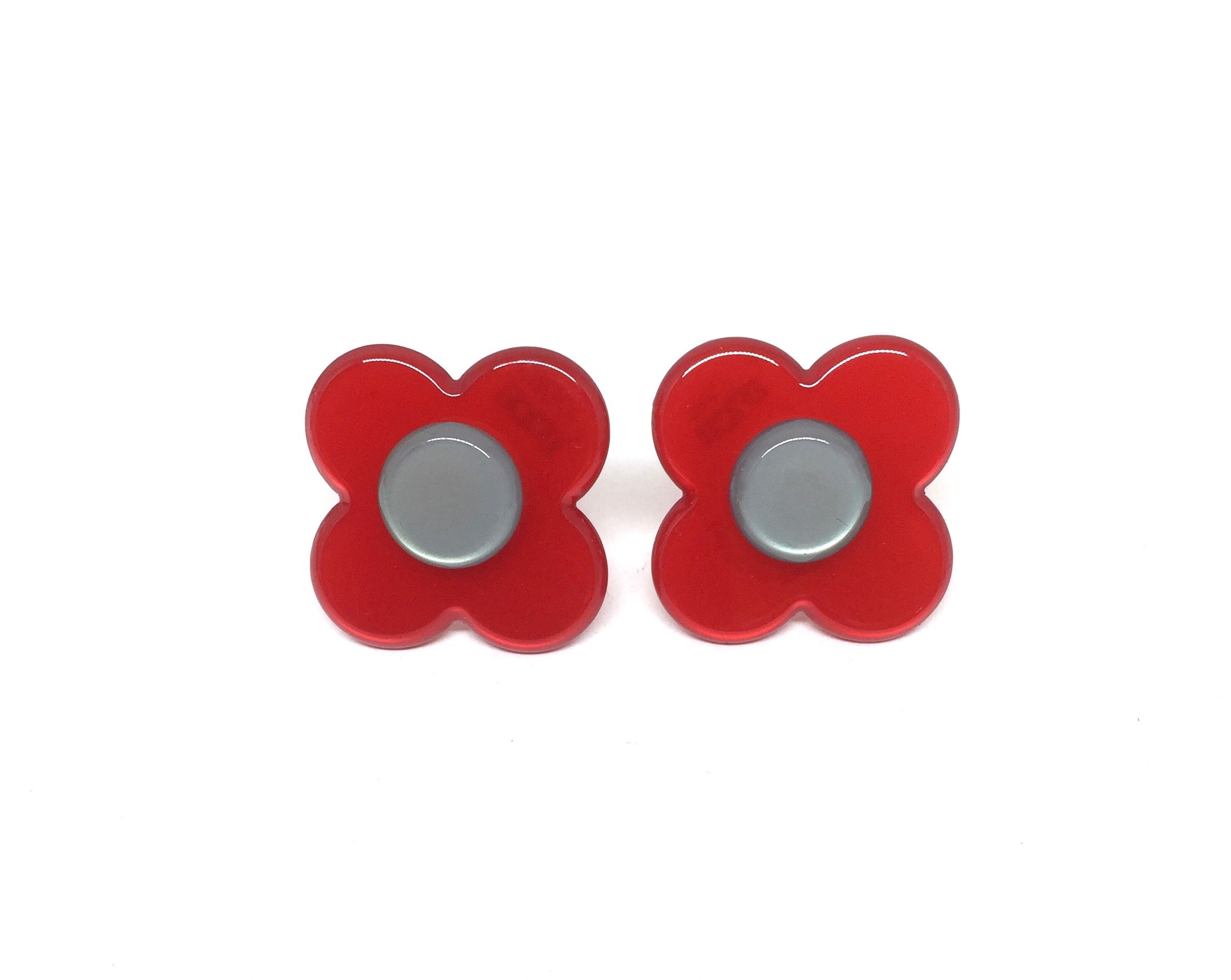 Hanover Earrings - red blue PM1108 Default Title Official JT Merch