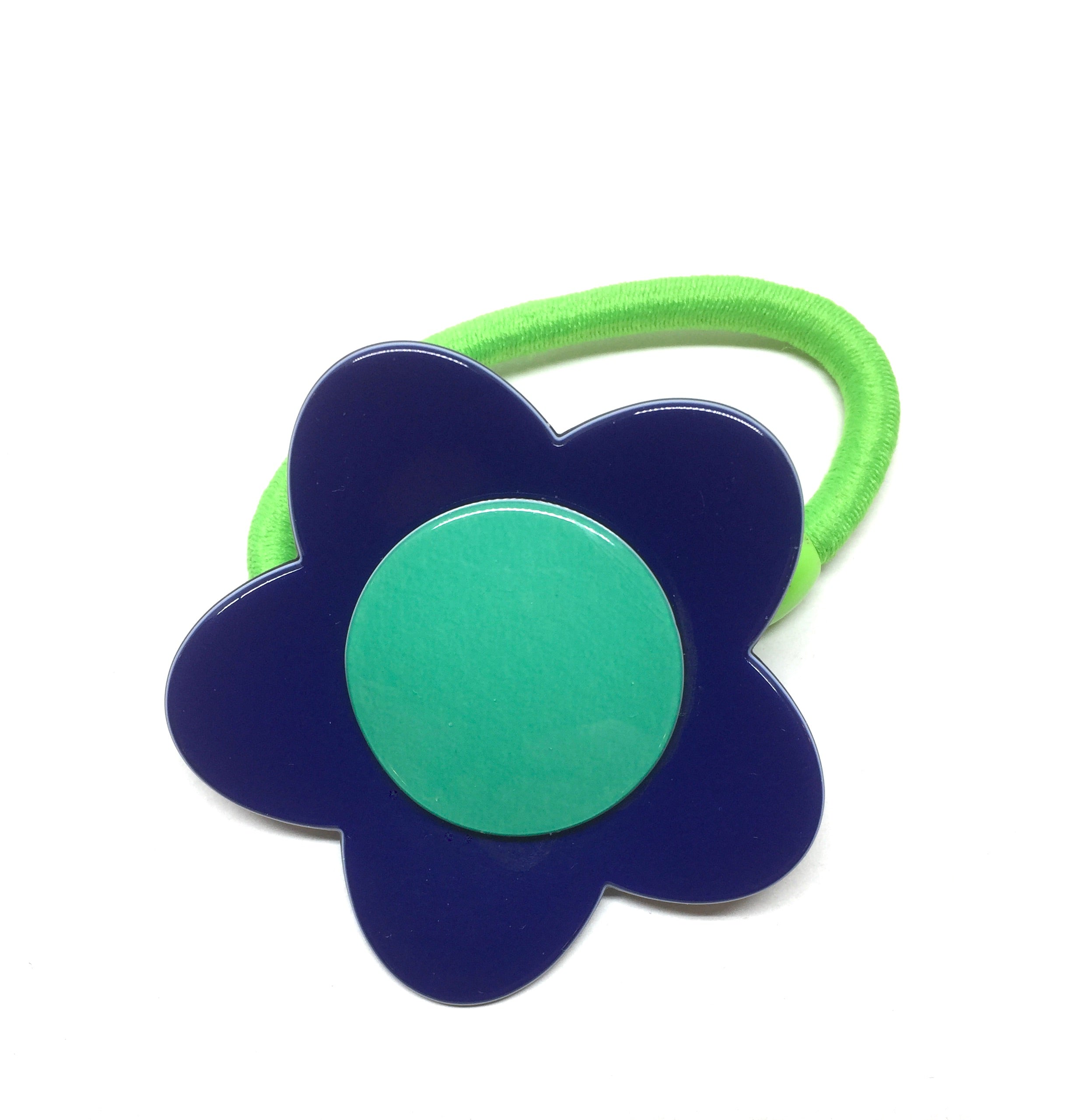 Bibi flower ponytail - Blue PM1108 Default Title Official JT Merch