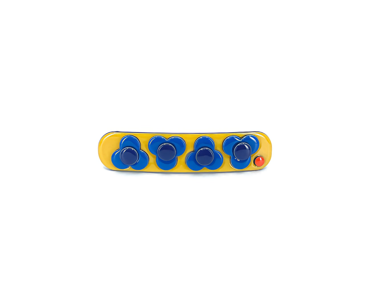 Barcelona Mini Barrette - Mustard PM1108 Default Title Official JT Merch