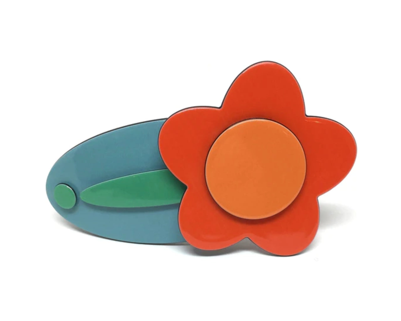 Bibi barrette - Orange PM1108 Default Title Official JT Merch