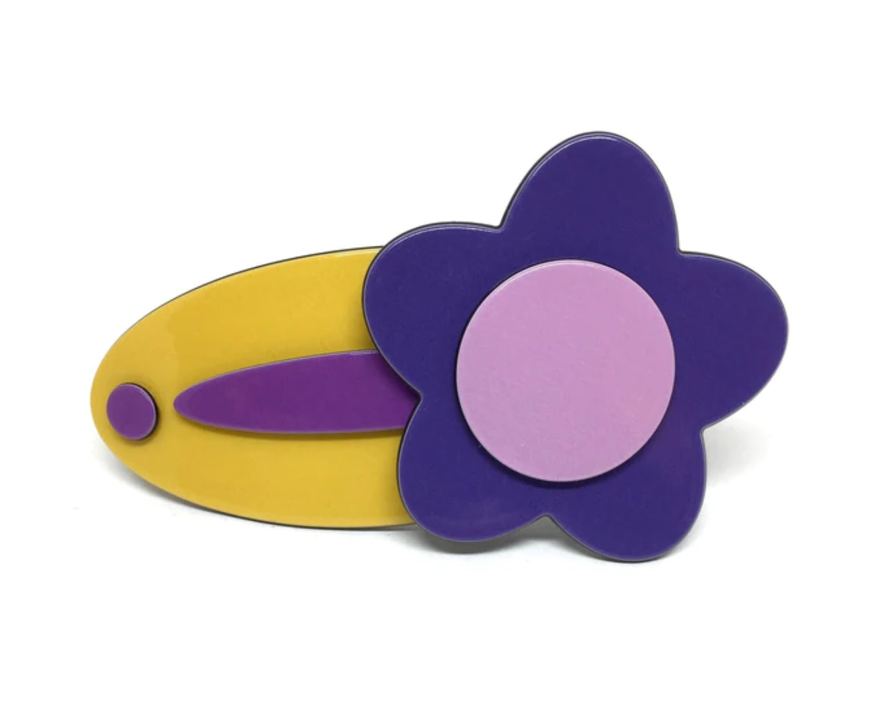 Bibi barrette - Purple PM1108 Default Title Official JT Merch