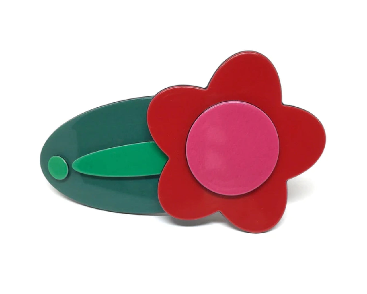 Bibi barrette - Red PM1108 Default Title Official JT Merch