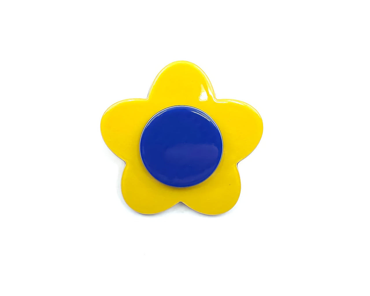 Bibi flower - bright yellow blue PM1108 Default Title Official JT Merch