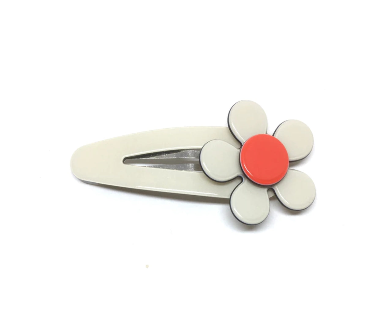 Flat flower click clack - cream orange PM1108 Default Title Official JT Merch