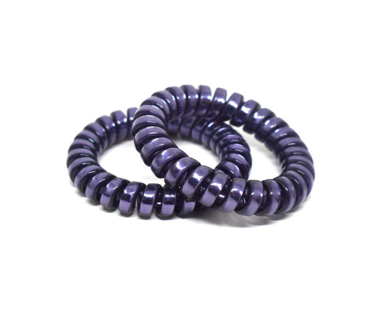 Large Spiral Hair Ties - Grape PM1108 Default Title Official JT Merch