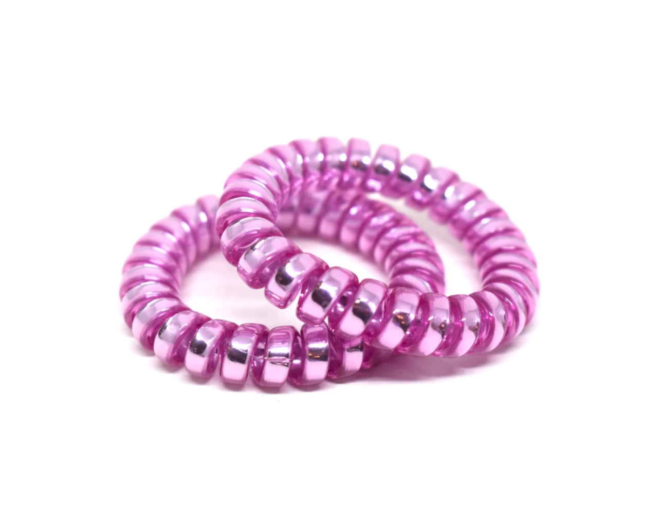 Large Spiral Hair Ties - Pink PM1108 Default Title Official JT Merch