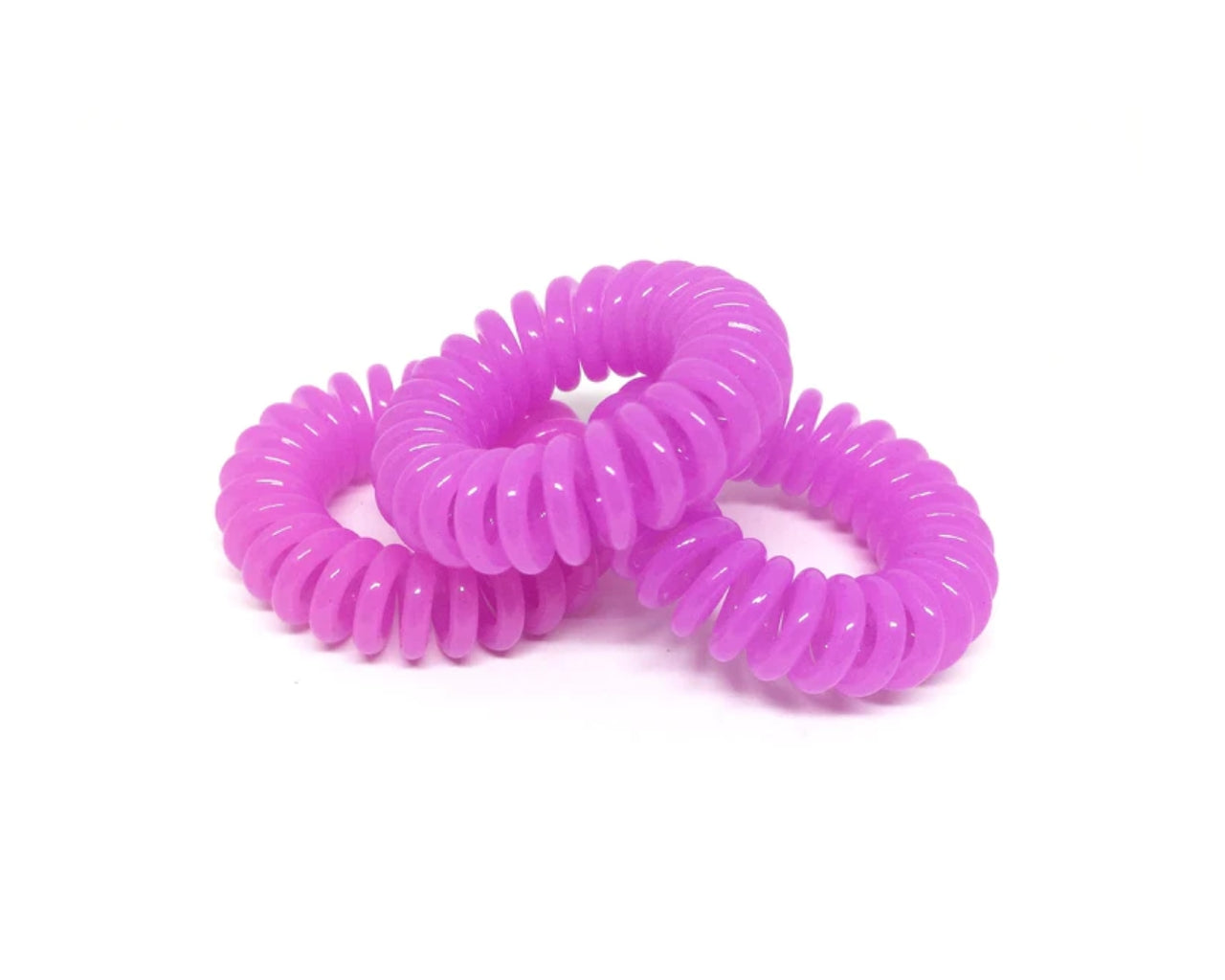 Spiral Hair Ties - Purple PM1108 Default Title Official JT Merch