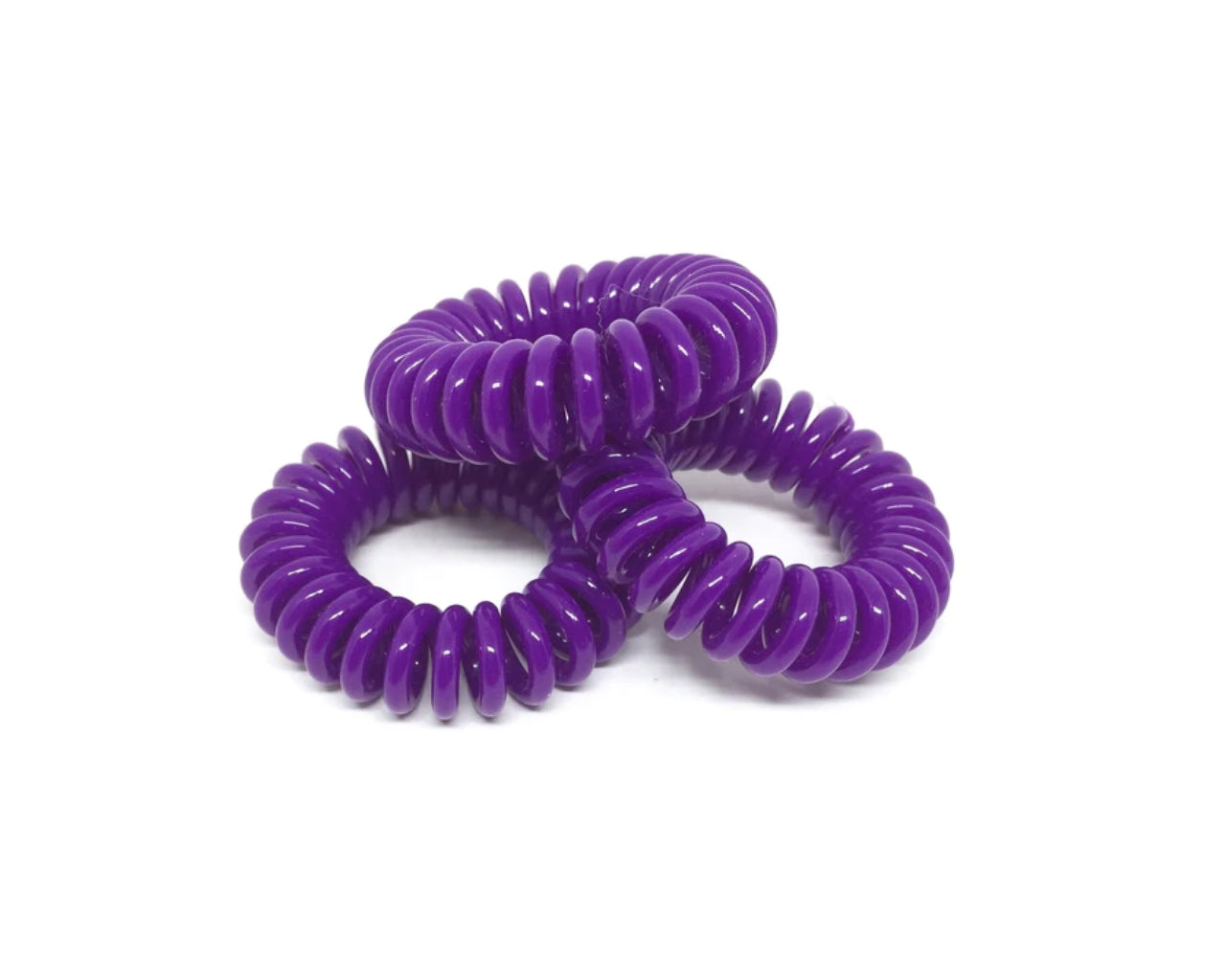 Spiral Hair Ties - Purple PM1108 Default Title Official JT Merch